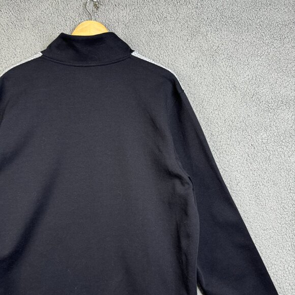 Alfani Sweater Mens XL Black Waffle Knit Mock Neck 1/4 Zip Alfatech Performance - Picture 9 of 16
